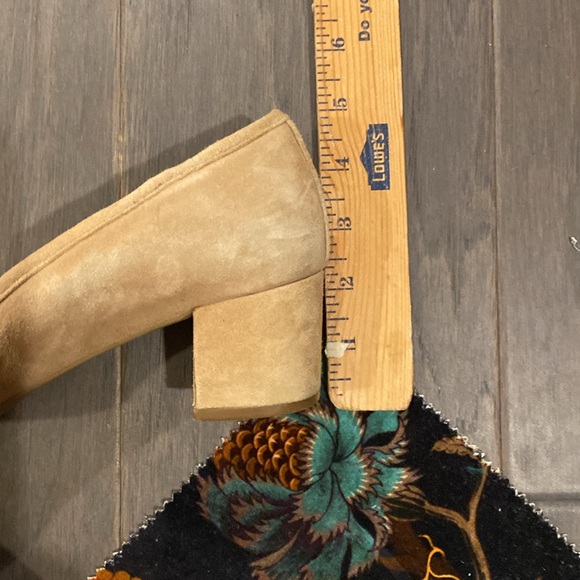 Michael Kors Women's Kiera Flex Mid Suede Pump Size 9 Beige w Bows - Picture 7 of 7